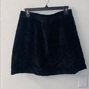 Black corduroy skirt Large Long